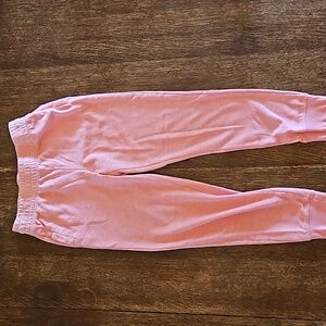 Old Navy Heathered Pink Jogger Sweatpants with Pockets, Girls Size XL (14-16)